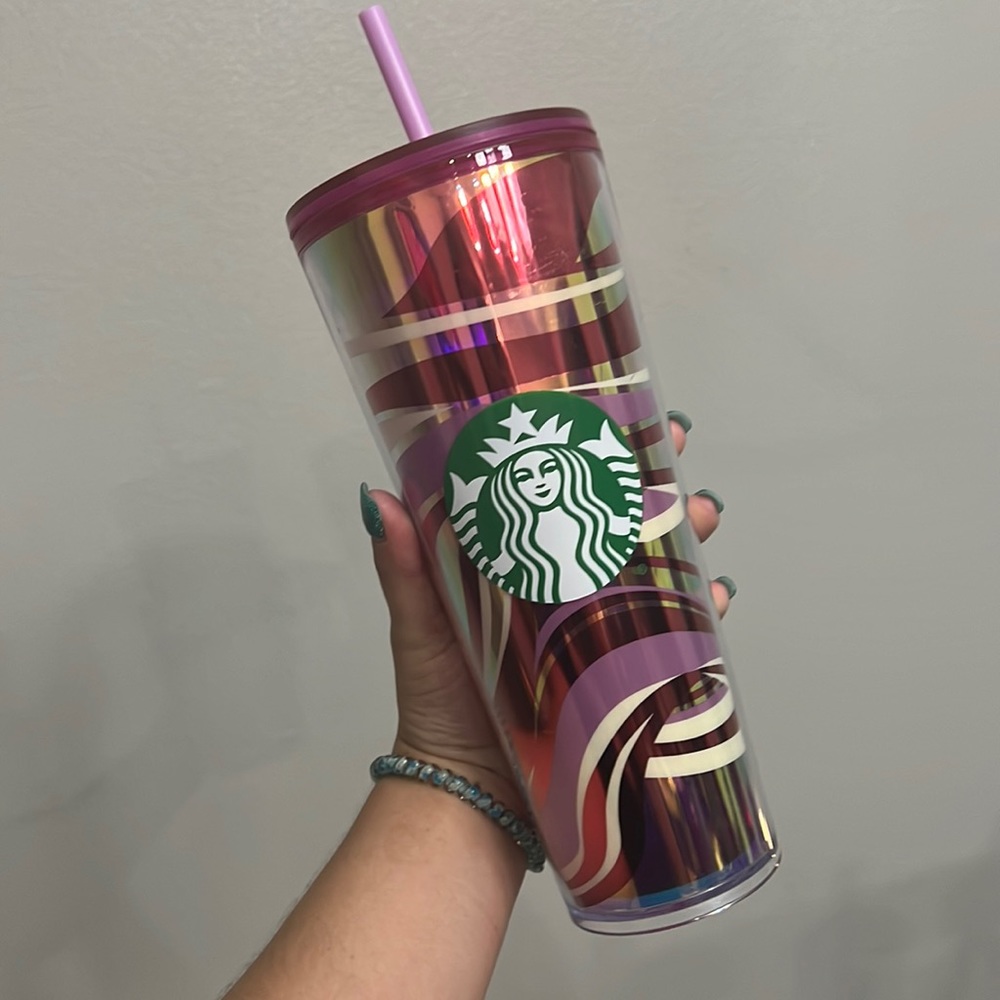 Starbucks Candy Cane Swirl Tumbler Winter 2022 BNWT